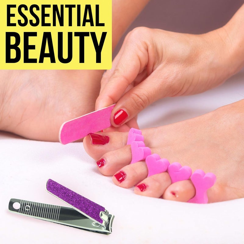 Forever 21 Purple Glitter Nail Clipper Set - Image 5