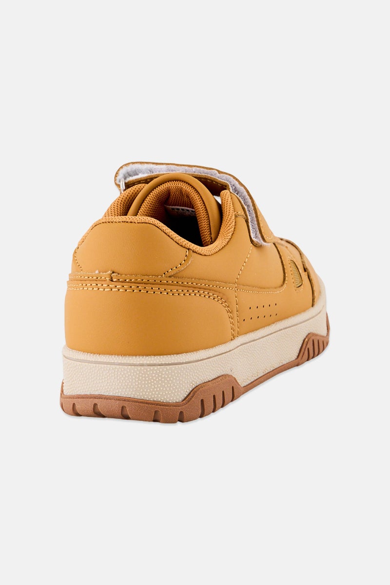 RBX Kids Boy Velcro Closure Running Shoes, Brown - Image 2