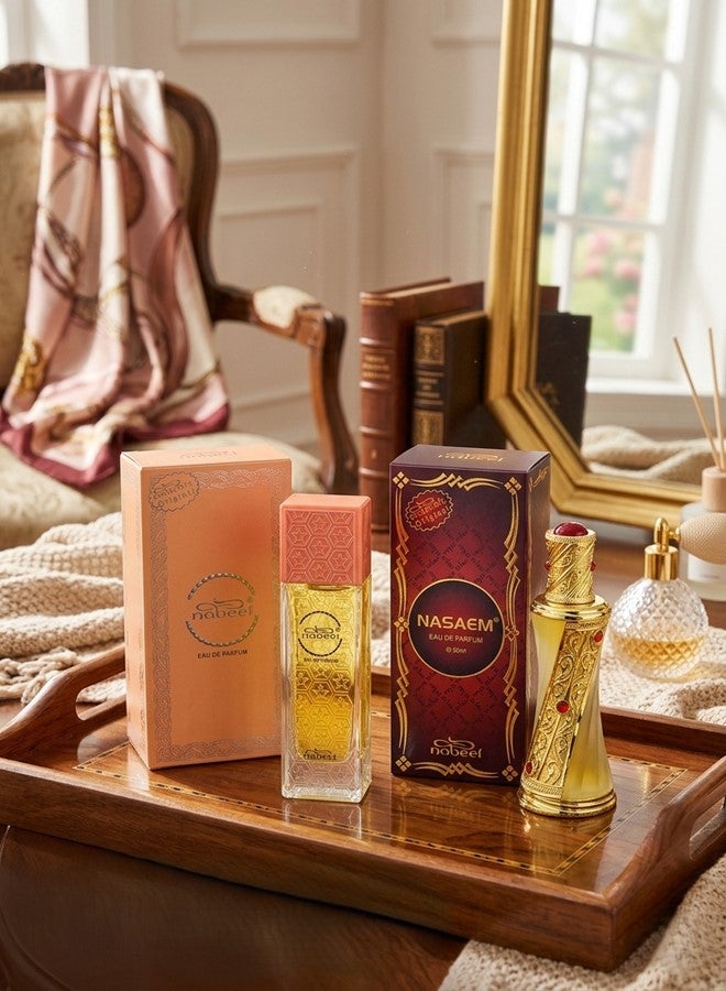 Nabeel and Nasaem 50ML EDP Long-Lasting Perfume Combo - Image 3