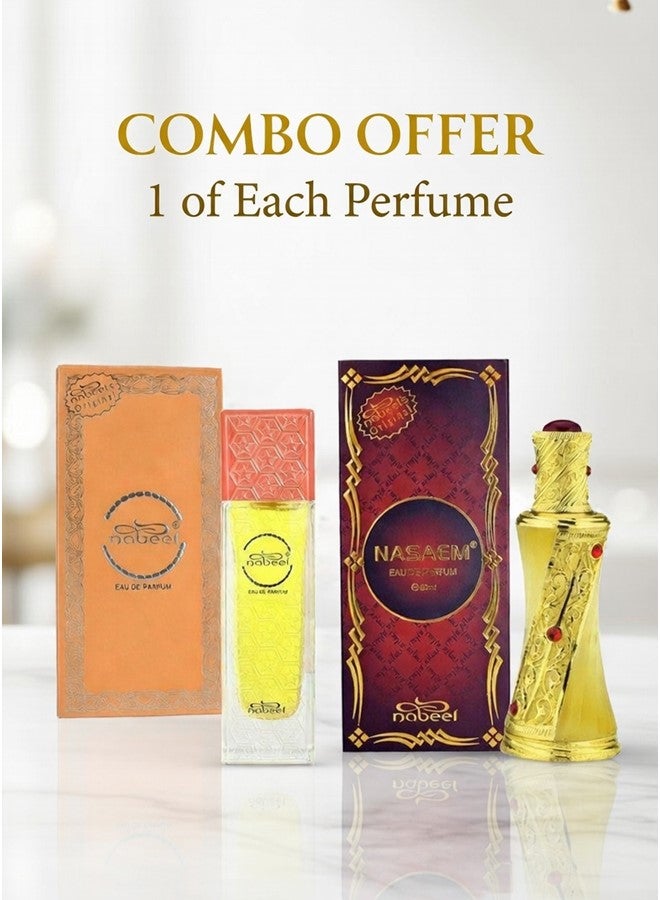 Nabeel and Nasaem 50ML EDP Long-Lasting Perfume Combo - Image 2