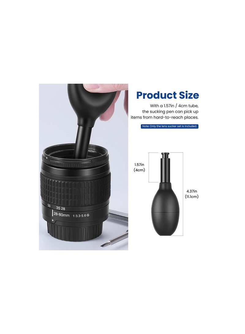 Y&D Lens Sucker Kit 8-in-1, with 7 Interchangeable Suction Cups Strong Manual Vacuum Pen Puller for Most Camera Lenses Repair and Cleaning, Watches, Electronic Components - Image 3