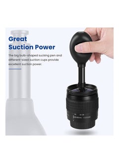 Y&D Lens Sucker Kit 8-in-1, with 7 Interchangeable Suction Cups Strong Manual Vacuum Pen Puller for Most Camera Lenses Repair and Cleaning, Watches, Electronic Components  - Image 4