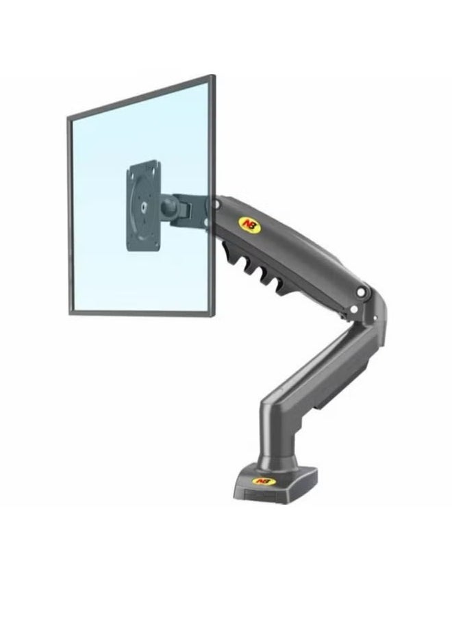 NB Monitor Mount Fits 4.4 to 19.8lbs Computer Monitors - Adjustable Desk Stand with Tilt, Rotation, & Swivel Functions - F80 Desk Mount for Ergonomic Viewing, Space-Saving Design, VESA Compatible (75x75mm & 100x100mm) - Image 1
