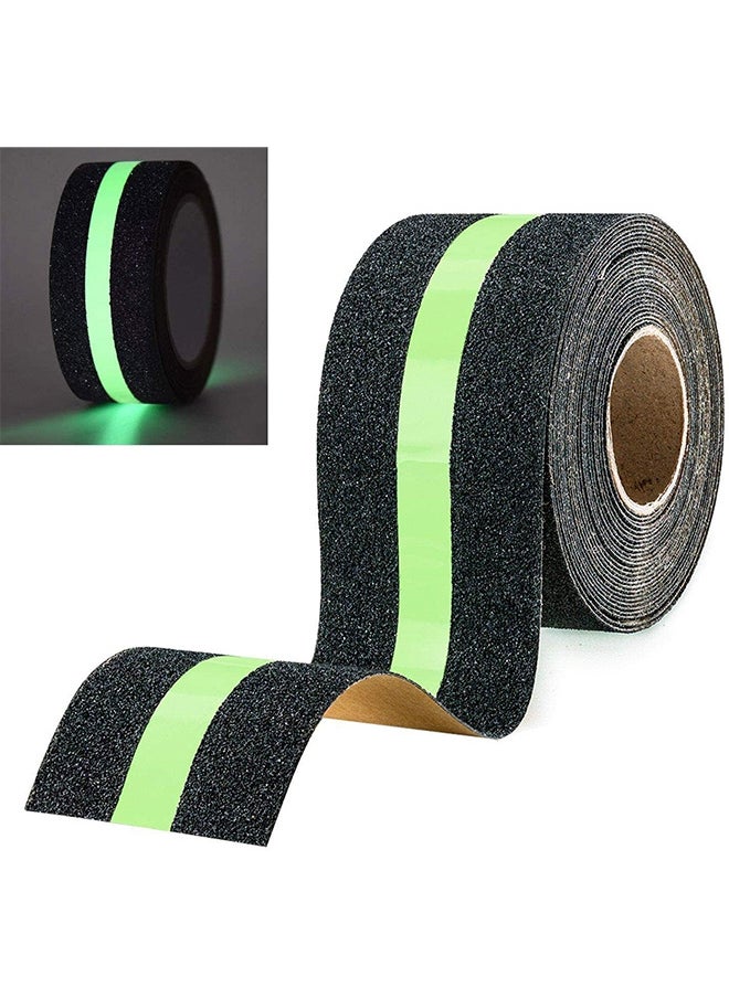 S-Color Anti Slip Grip Tape Glowing in Dark Non Slip Adhesive Stair Treads High Traction Safety Tape for Stairs Steps Decking Indoor & Outdoor 2 Inch x 16.4 Ft  - Image 1