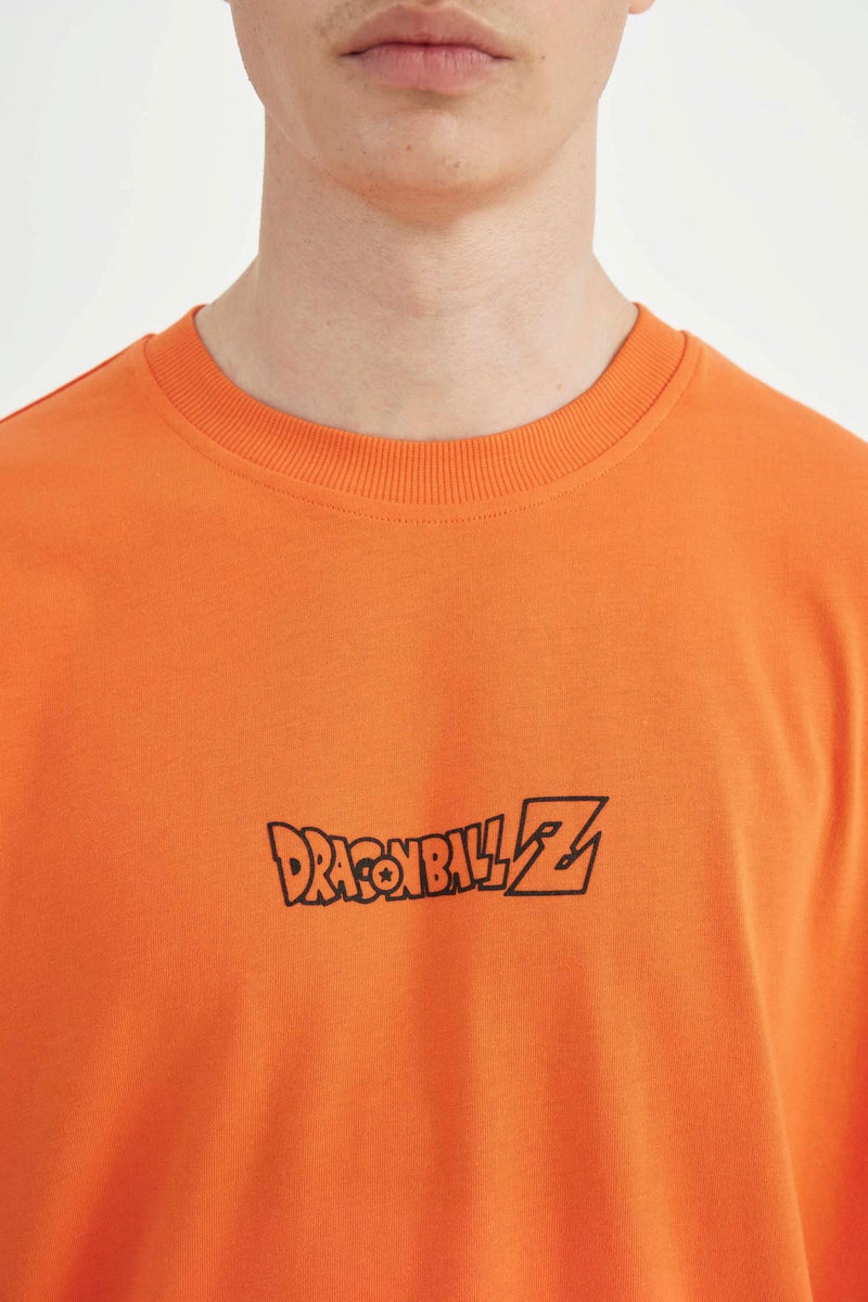 DeFacto Man Dragon Ball Loose Fit Crew Neck Short Sleeve T Shirt - Image 4