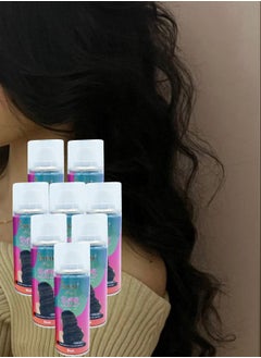 8 Pieces Hair Color Spray Black