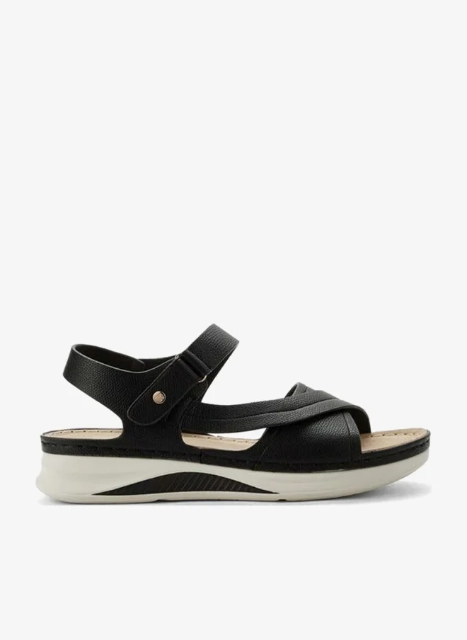 Flora Bella By Shoexpress Flora Bella Women Hook & Loop Cross Strap Sandals
