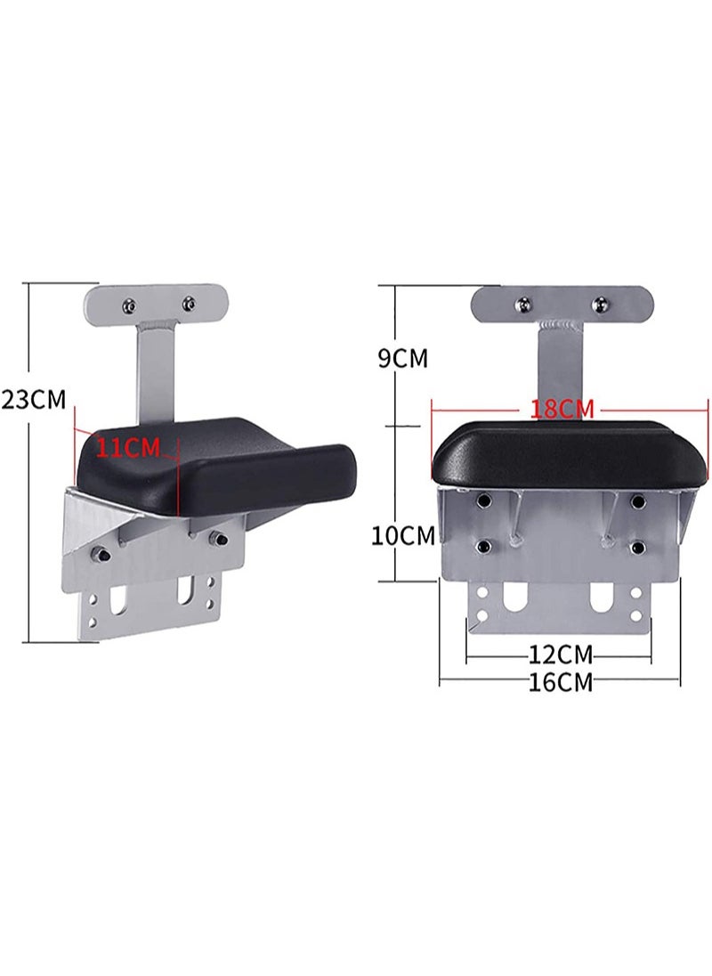 Aikanbo - 4-Gear Adjustable Crutch Leg Bracket,Knee Support for The Disabled,Leg Support for Walking Arm Crutches,Aluminumcrutch Leg Support with Sponge Pad,Universal Underarm Crutch Knee Walker Padded Seat Crutch Accessories - Image 1
