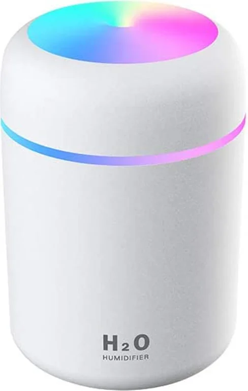 Robeve 300 ml Ultrasonic Air Humidifier Ambient Humidifier Lighted Air Humidifier Steam Humidifier Steam Maker and Aroma Diffuser H2O Humidifier Room Humidifier Air Purifier