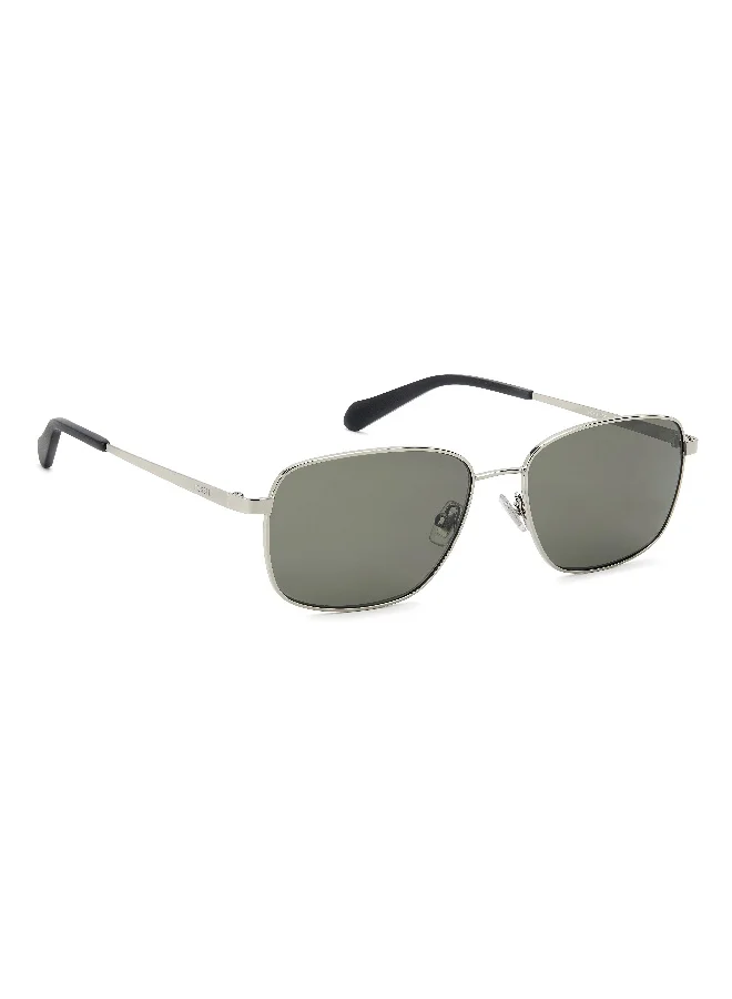 Fossil FOSSIL FOS 3180/G/S Sunglasses Silver Rectangular