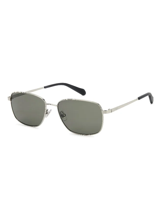 Fossil FOSSIL FOS 3180/G/S Sunglasses Silver Rectangular
