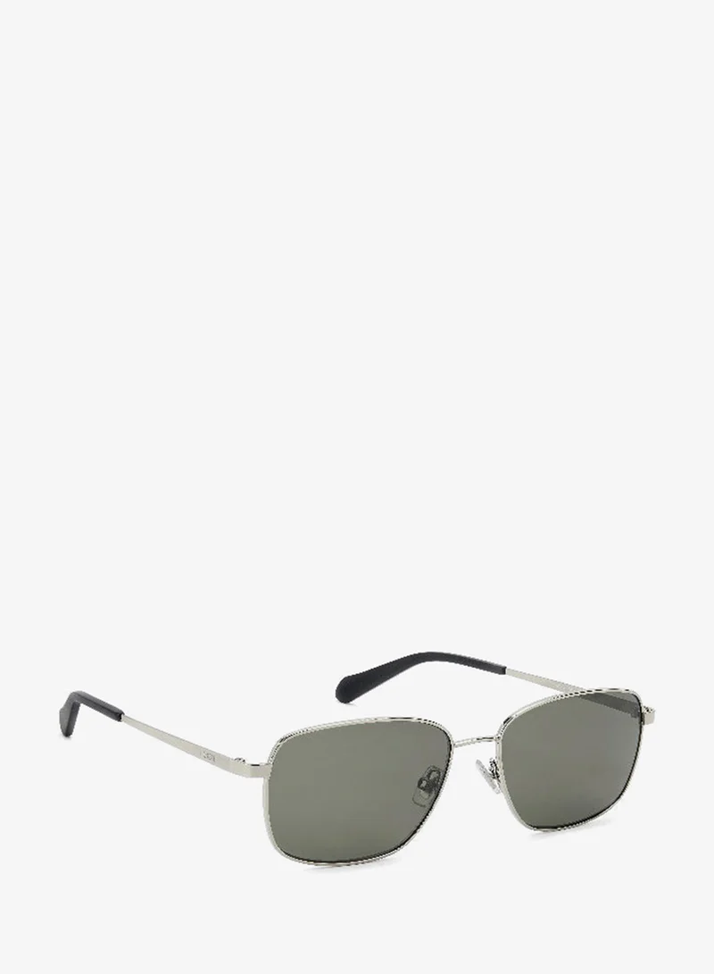 فوسيل FOSSIL FOS 3180/G/S Sunglasses Silver Rectangular