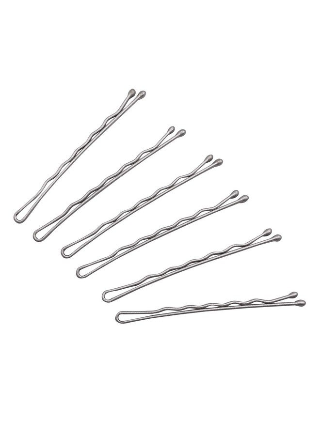 KWONG Dofash 5Cm Waves Silver Long Bobby Pins For Thick Hair Pins For Women Bulk Hair Pins Mini Bobby Pins Large Package Gray White Hair 260 Count - Image 3