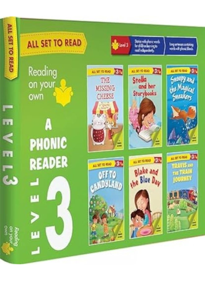 null - All Set To Read A Phonics Reader A Phonics Reader Level 3 Box - Image 1