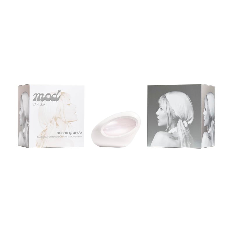 Ariana Grande MOD Vanilla Eau De Parfum – Gourmand Musk Fragrance for Women – Women's Perfume with Notes of Vanilla, Cocoa Butter, Plum & Jasmine – 3.4 Fl Oz - Image 2