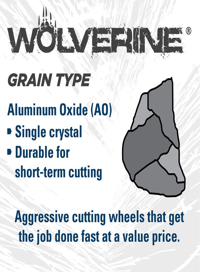 Weiler 59973 Wolverine Aluminum Oxide Resin Fiber Sanding & Grinding Disc, 4-1/2" Diameter, 36 Grit, 5/8" - 11 Hub (Pack of 25) - Image 4