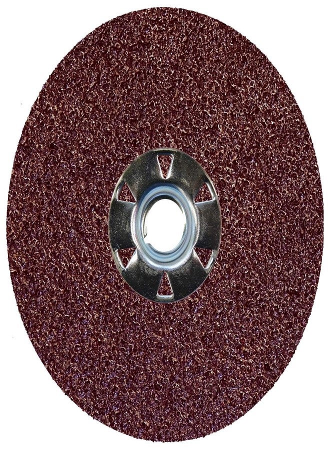 Weiler 59973 Wolverine Aluminum Oxide Resin Fiber Sanding & Grinding Disc, 4-1/2" Diameter, 36 Grit, 5/8" - 11 Hub (Pack of 25) - Image 1