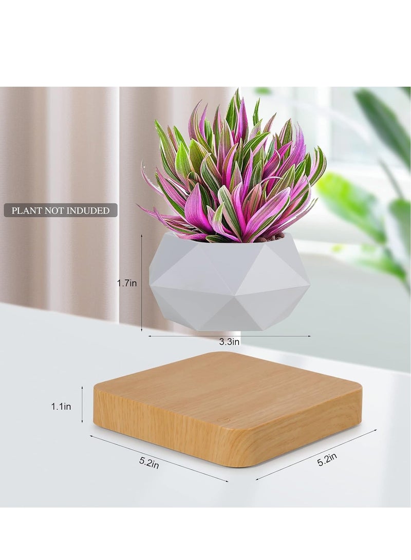 Generic Levitating Air Bonsai Pot, Rotation Flower Pot Planters, Magnetic Levitation Suspension Floating Pot, Potted Plant Home Desk Decor in Flower Pots & Planters from Home & Garden  - Image 5