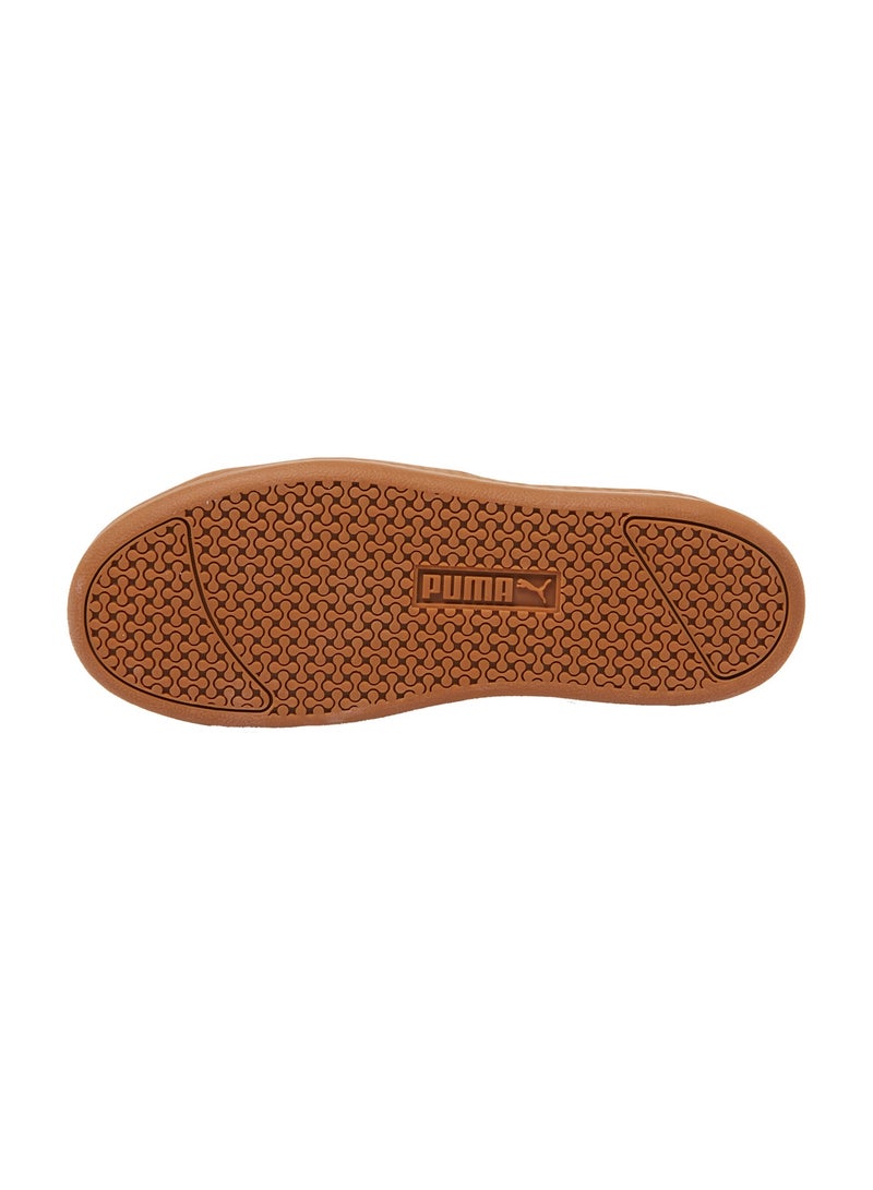 PUMA Smash Platform Womens Beige Suede Trainers - Image 4