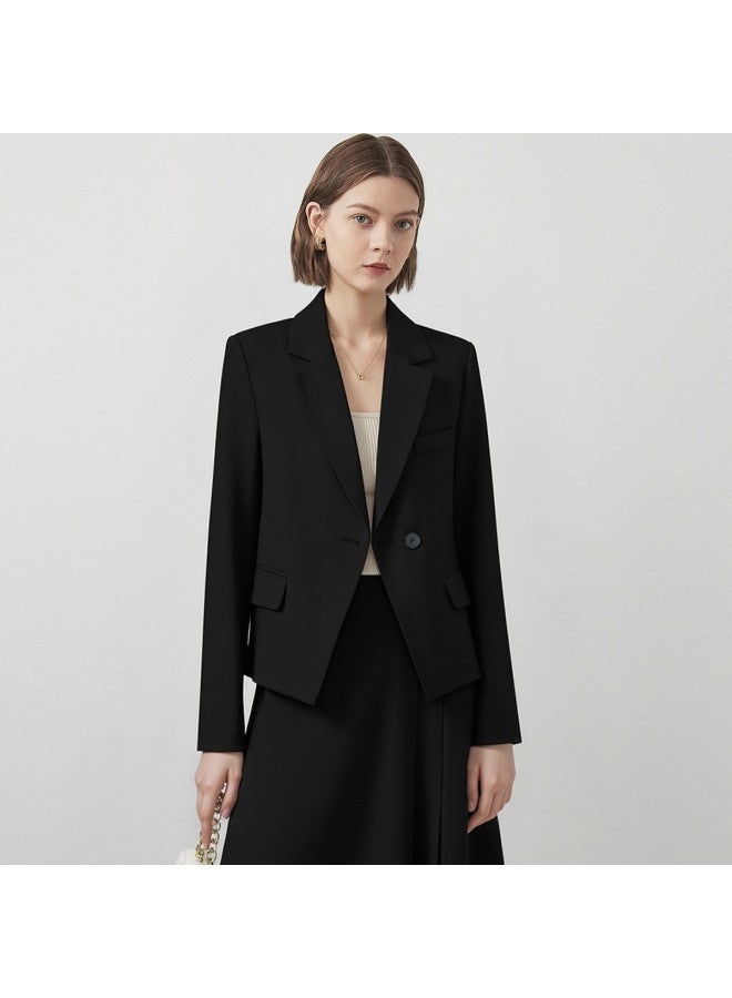 Fapai Business Stiff] Women's Suit Fashion Casual Temperament Versatile Professional Commute Stretch Shaping Small Blazer Women - Image 4