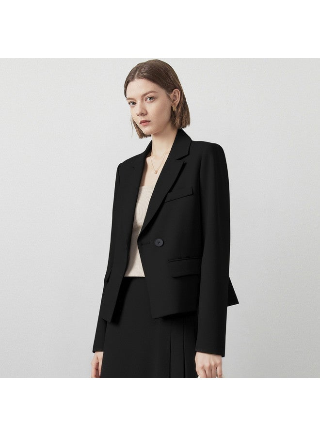 Fapai Business Stiff] Women's Suit Fashion Casual Temperament Versatile Professional Commute Stretch Shaping Small Blazer Women - Image 5
