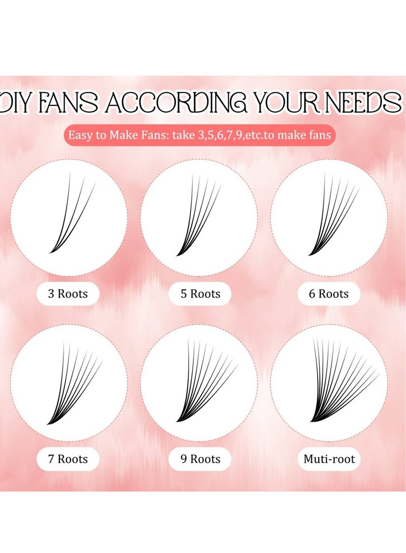 Captaintech Colored Glitter Lash Extensions Colored Lash Eyelashes Party Makeup Eyelashes (Multicolored,15 mm) - Image 5