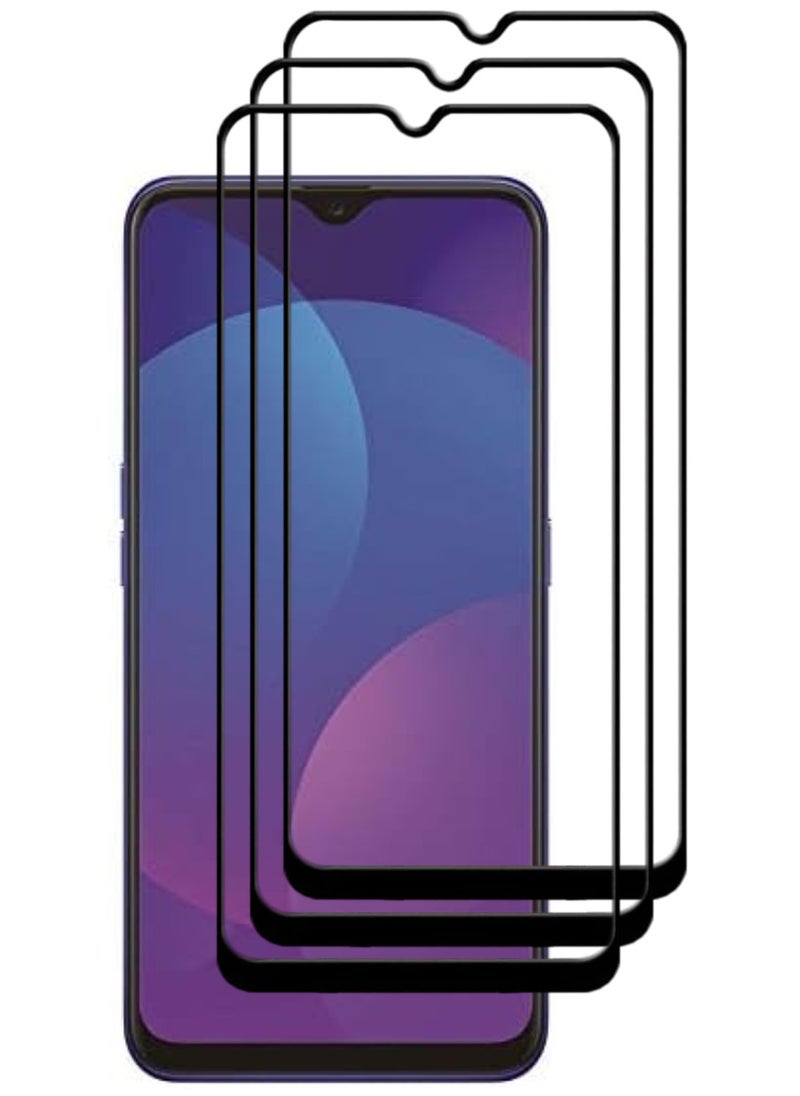 ACLIX 3 Pieces Antistatic ESD Dustproof Premium Quality High Definition Tempered Glass Screen Protector Designed For Oppo F11 - Image 1