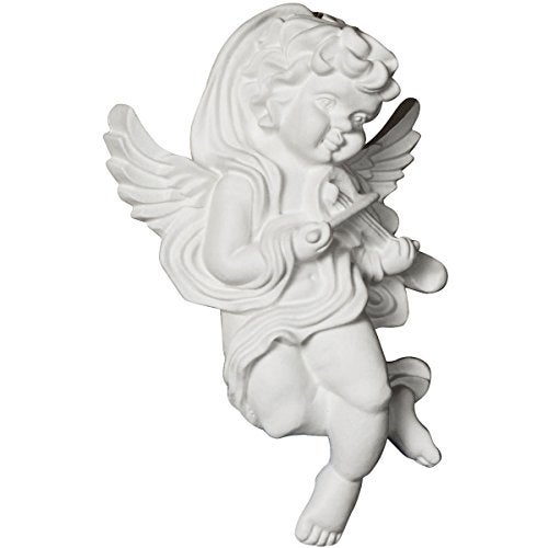 Ekena Millwork ONL05X07X02AN-R Classic Angel, RightUrethane Onlays, 4 1/2"W x 7 1/8"H x 2 3/8"P, Primed - Image 2