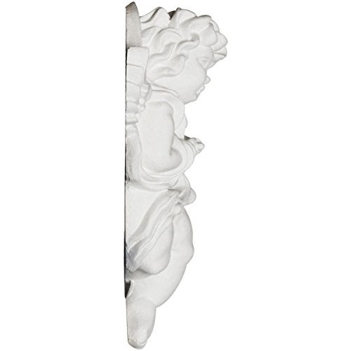 Ekena Millwork ONL05X07X02AN-R Classic Angel, RightUrethane Onlays, 4 1/2"W x 7 1/8"H x 2 3/8"P, Primed - Image 3