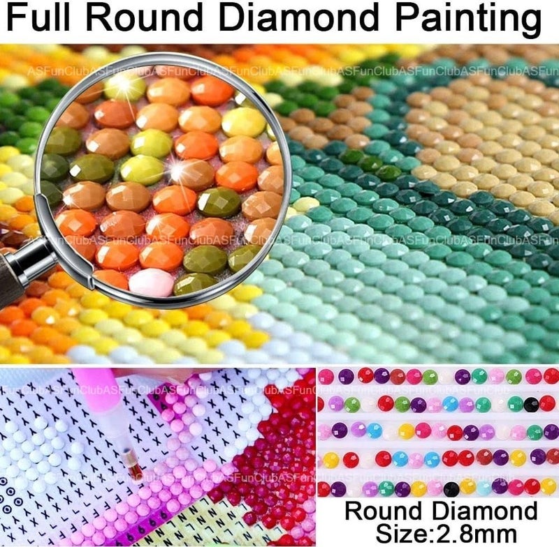 ASFunClub ASFunClub Diamond Painting Kits for Kids Frame Diamond Arts and Crafts for Kids Diamond Painting Art Kits DIY Diamond Painting Craft Kits Kids Art and Craft Kit for Girls 912 Multi design  - Image 5