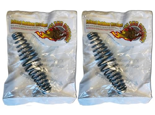 LavaLock BBQ Heavy Duty Spring Handle 6" Tapered Zinc Plated Barbecue Smoker, Grill, Stove, Pit Parts & Accessories - 2 Pack - Image 4