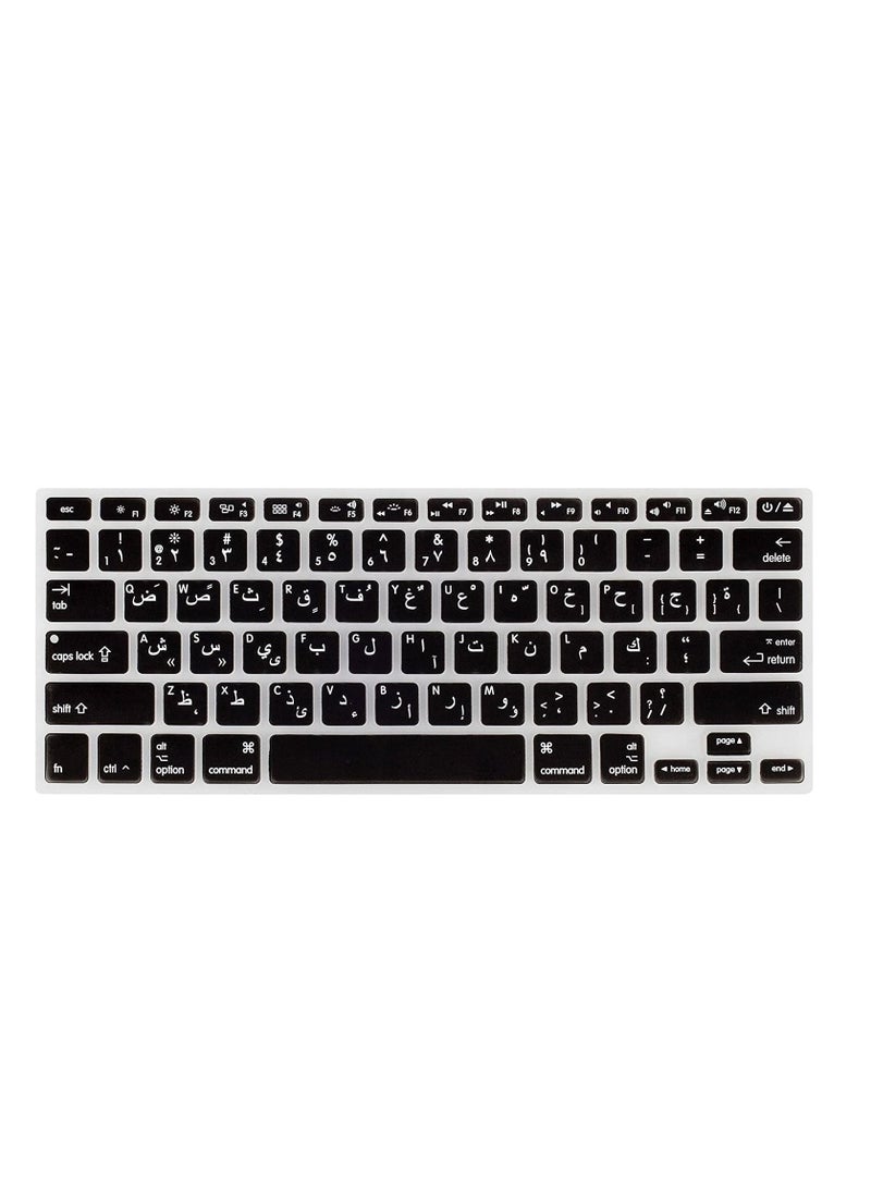 Arabic Language Keyboard Cover for MacBook Pro 13 /15 with or w/out Retina Display Silicone Skin for iMac and MacBook Air 13 Arabic English - Image 3