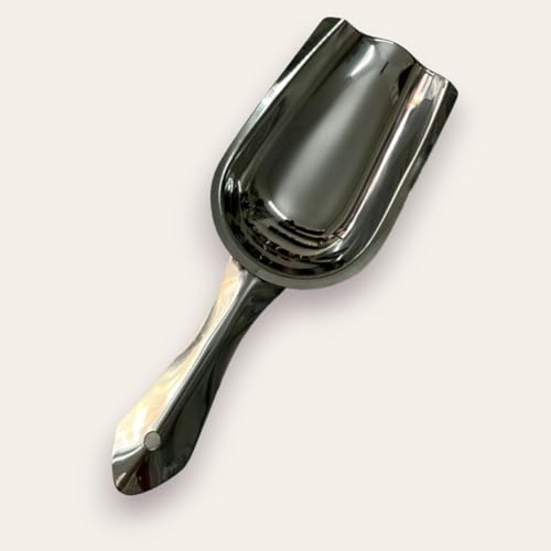Proniks Stainless Steel Ice Scoop,Ice Picker,Popcorn Scoop,Stainless Steel Ice Scooper for Ice Maker Ice Bucket Kitchen Freezer,Bar Party, Wedding,Heavy Duty,Dishwasher Safe (5Pack, Silver) - Image 2