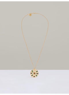 REISS Skye:  Crystal Coin Pendant Necklace  - Image 1