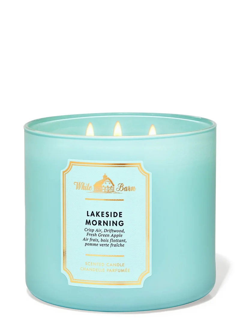 Bath & Body Works Lakeside Morning 3-Wick Candle 14.5 oz / 411 g