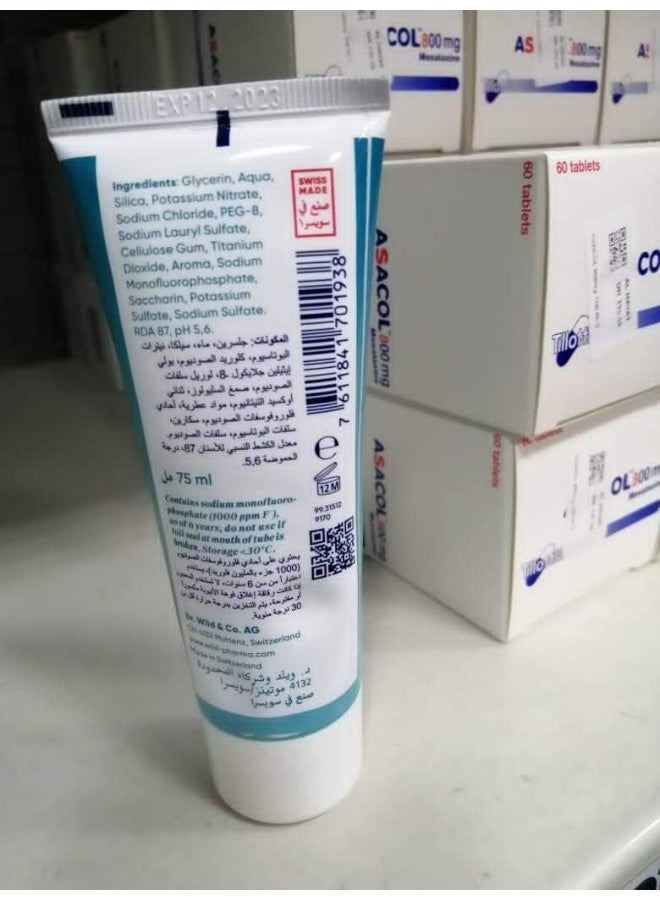 Emoform - Sensitive Toothpaste 75ml (Swiss Made) - Image 2