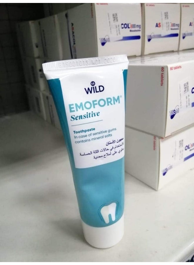 Emoform - Sensitive Toothpaste 75ml (Swiss Made) - Image 3