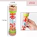 BIUWING Rainmaker Rain Sticks Mini Wooden Musical Shake Beaded Raindrops Turn Over and Watch The Colorful Beads Flow Down The Tube as It Creates The Soothing Sound of Rain - Image 3