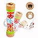 BIUWING Rainmaker Rain Sticks Mini Wooden Musical Shake Beaded Raindrops Turn Over and Watch The Colorful Beads Flow Down The Tube as It Creates The Soothing Sound of Rain - Image 2