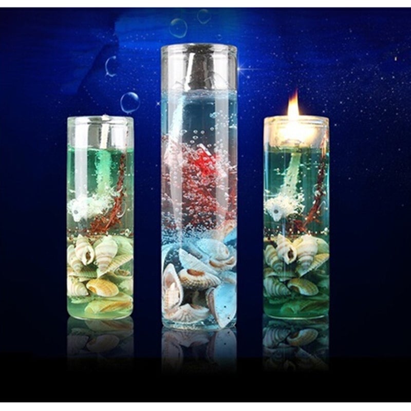 2pcs Romantic Smokeless Ocean Seashell Candle for Wedding Party Home Decoration (Color Random) - Image 5
