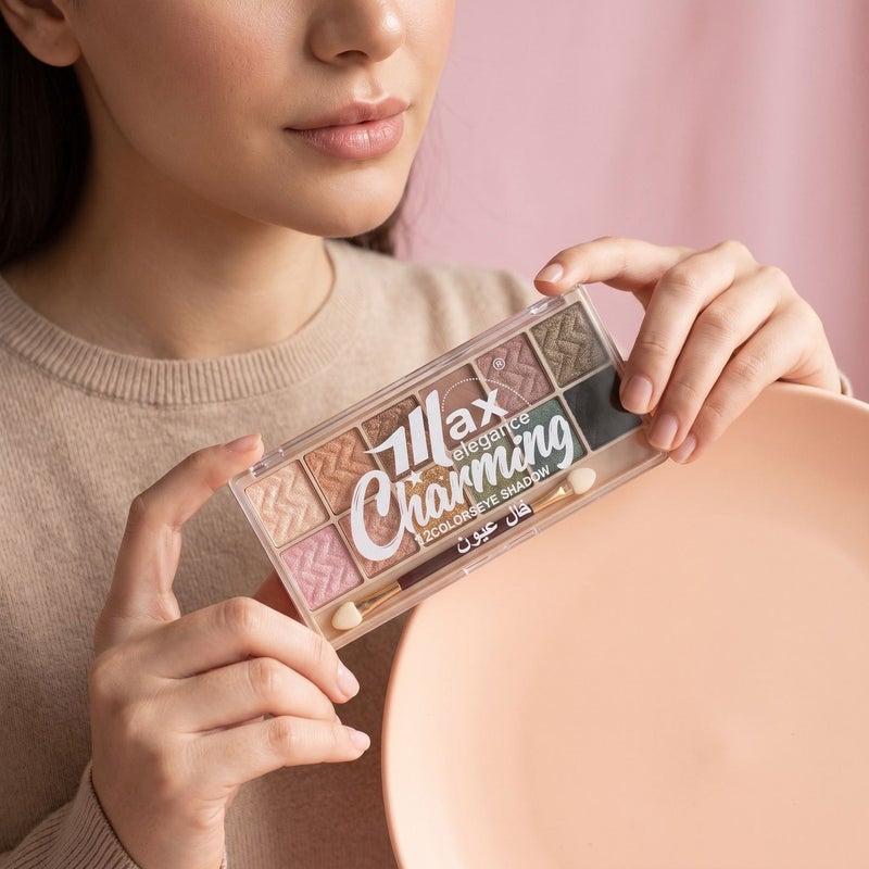 max elegance- 12 Color Eye Shadow - Image 2