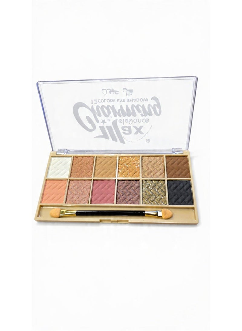 max elegance- 12 Color Eye Shadow - Image 1