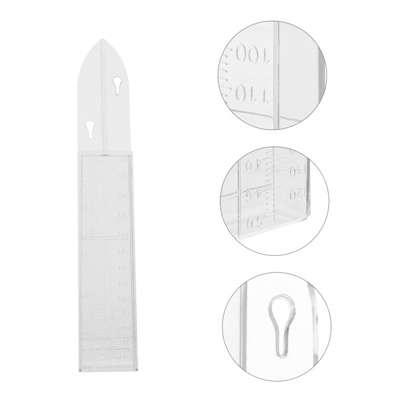 Plastic Rain Gauge 12 Inch Easy Read Scale Accurate Outdoor Measuring Tool - Image 4