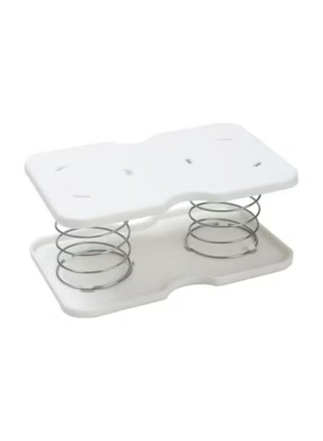 كيو 3 قطع دعم نابض صندوق مناديل الأكريليك حامل صندوق مناديل رفع الينابيع دعم أجزاء حامل مناديل مستطيل المجفف حامل مناديل الوجه موزع - Image 2