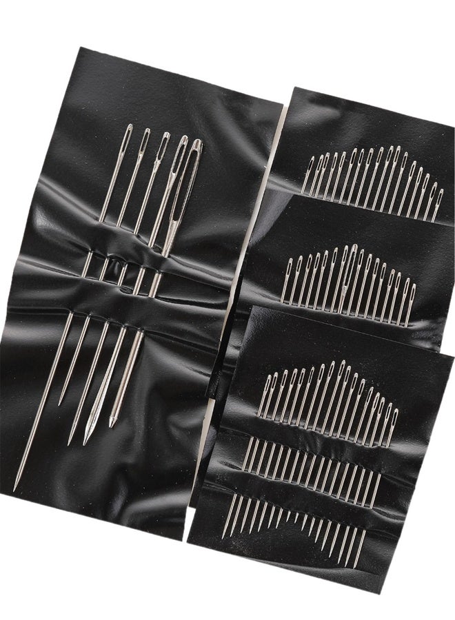 55-piece stainless steel hand sewing needle set - various sizes, multifunctional, large eye needles for embroidery and sewing, gray packaging, daily sewing, sewing machine accessories, garment sewing. - Image 3