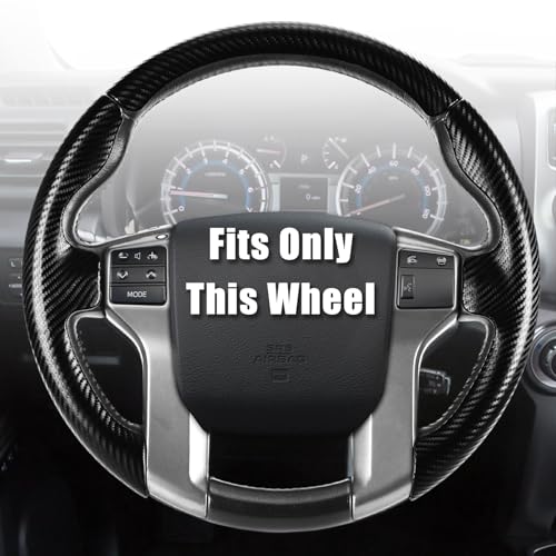 Aimato Customized Steering Wheel Cover for Toyota Tacoma 2012-2023/4Runner 2010-2024/Tundra 2014-2021/Sequoia 2014-2022 Thin,Anti-Slip,Scratch-Resistant Exclusive Car Accessory for Toyota - Image 1