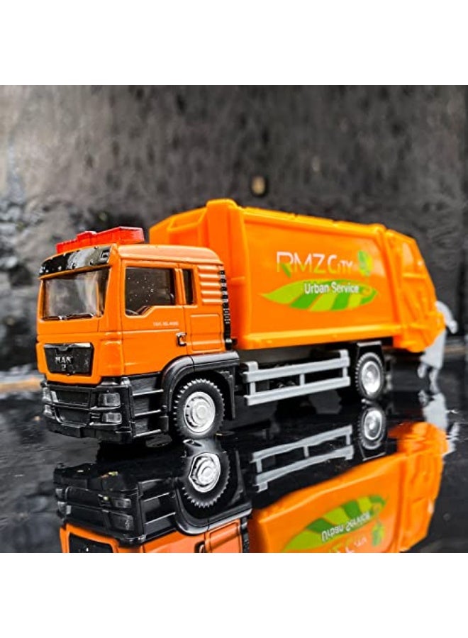 MAN Compatible for Man Garbage Truck Car Model Toy Cars, Zinc Alloy Die-Cast Vehicles Kid Toys for Boy Girl Gift - Image 5