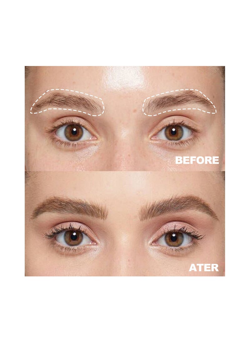 Handaiyan Liquid Eyebrow Pencil Waterproof Long Lasting Four-Fork Natural Ultra Precise Sweat-Proof Non-Marking New Formula Longwear Brow Tint Brown - Image 5