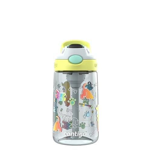 Contigo Kids Water Bottle with Redesigned AUTOSPOUT Straw, 14 oz - Image 1