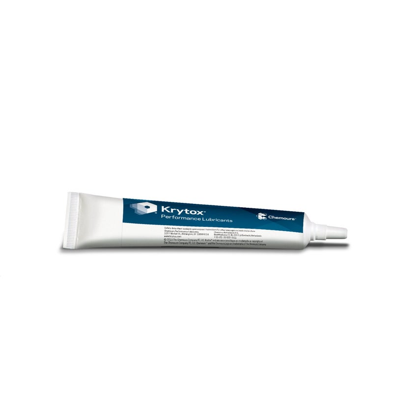 Krytox كريتوكس من كيمورز GPL 205 شحم، PFPE / PTFE نقي، أنبوب 2 أونصة، أبيض زبداني (D12340470) - Image 1